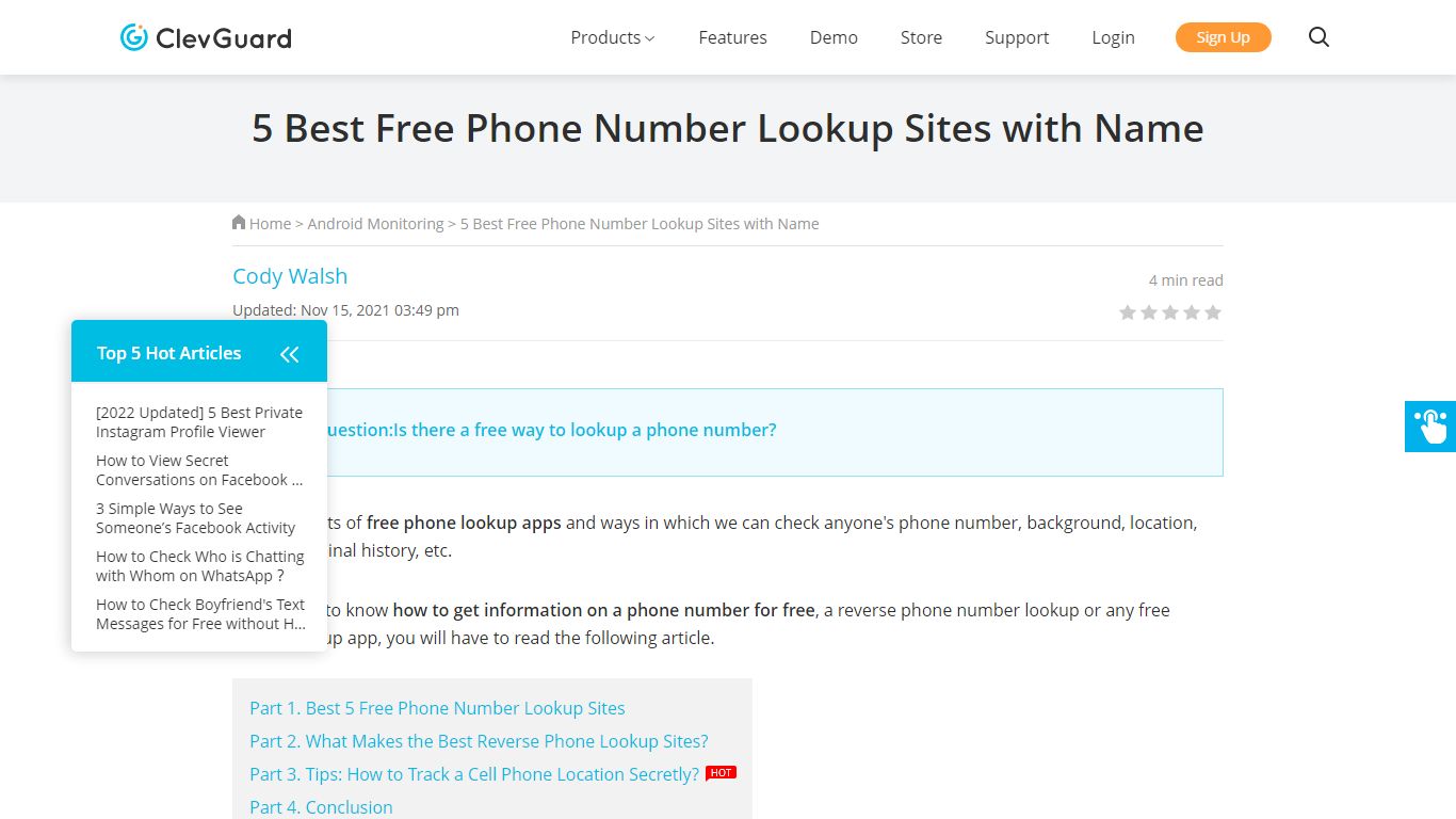 5 Best Free Phone Number Lookup Sites with Name - CLEVGUARD